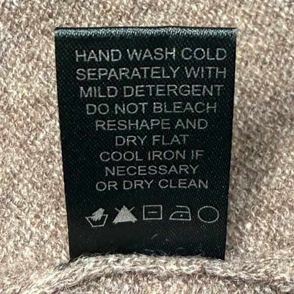 NWT | Lusso | 100% Cashmere Heather Open Front Cardigan | Caramel | Medium - Picture 6 of 10